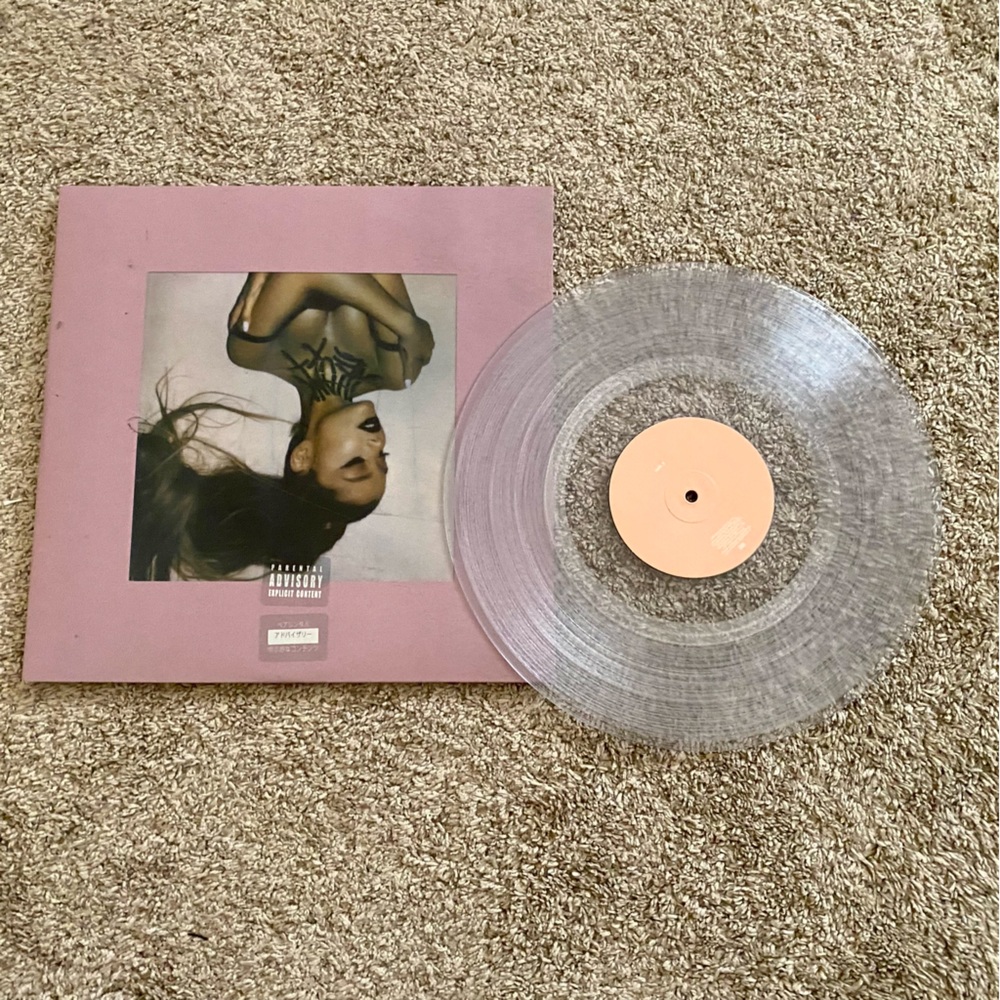 Thank U, Next Clear Vinyl Rare Ariana Grande